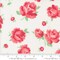 Fabric Moda Cream Rosie Florals Summertime by the Quarter Yard 55320-11